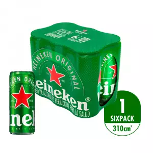 CERVEZA HEINEKEN LATA X6 X310ml