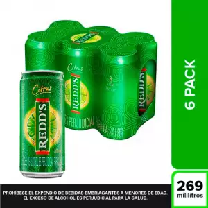 CERVEZA REDDS X6 X269ml