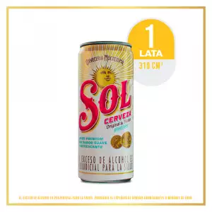 CERVEZA SOL LATA X310ml