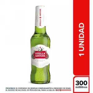 CERVEZA STELLA ARTOIS LATA X300ml