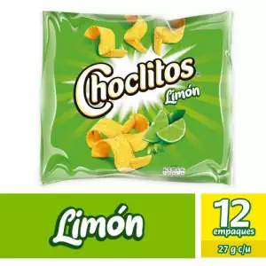 CHOCLITOS LIMÓN X12U X27g