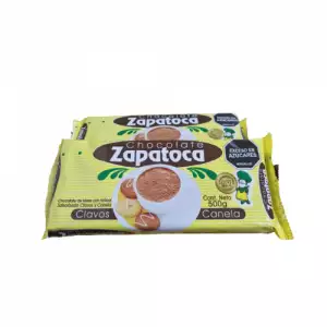CHOCOLATE ZAPATOCA CLAVOS CANELA X500g