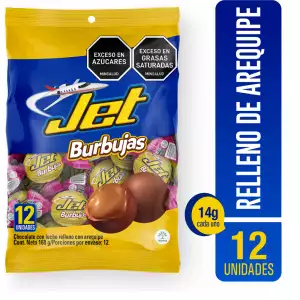 CHOCOLATINA JET BURBUJAS X12u X168g