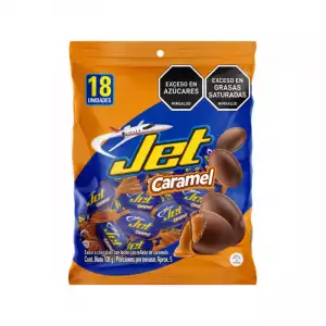 CHOCOLATINA JET CARAMEL X18 UND X6 GR