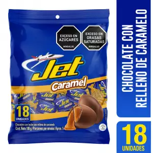 CHOCOLATINA JET CARAMEL X18u X6g