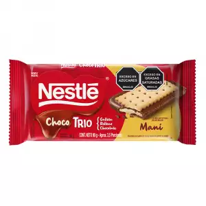 CHOCOTRIO NESTLE LECHE MANI X90g