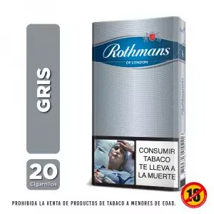 CIGARRILLO ROTHMANS GRIS X20u