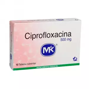 CIPROFLOXACINA X500mg MK X10 TABLETAS