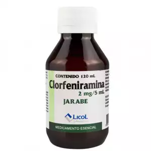 CLORFENIRAMINA JARABE X2g LICOL X120ml