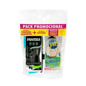 CMB ESCOBA+TRAPERO GRATIS GUANTE