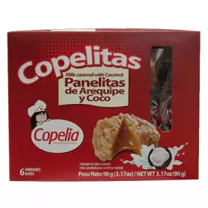 COCADA COPELIA AREQUIPE Y COCO X6 X15g