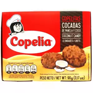 COCADA COPELIA PANELA Y COCO X6 X15g