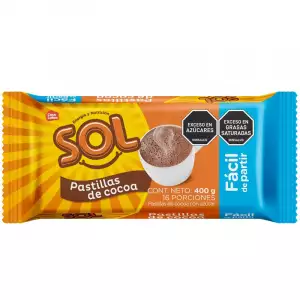 COCOA PASTILLAS SOL X400g