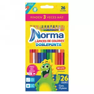 COLORES NORMA TRADICIONAL DOBLE PUNTA 13-26u