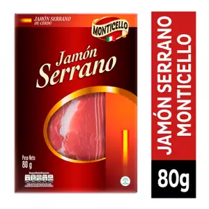COMBO MONTICELLO JAMON SERRANO X80g
