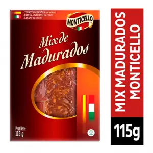 COMBO MONTICELLO MIX MADURADO X115g