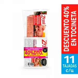COMBO ZENU TOCINETA X200g+JAMON X230g