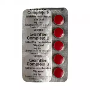 COMPLEJO B GF x10 TABLETAS