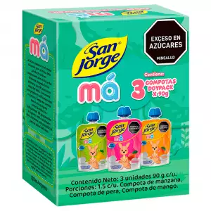 COMPOTA SAN JORGE SURTIDO X3 X90g