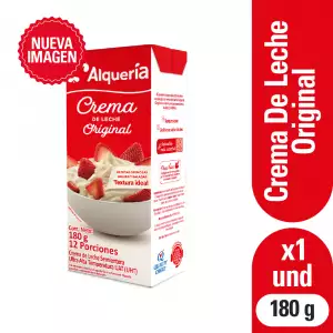 CREMA DE LECHE ALQUERIA TETRAPACK X180g