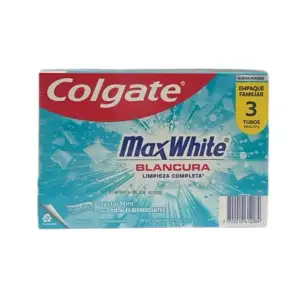 CREMA DENTAL COLGATE MAX WHITE X3 X100ml