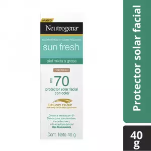 CREMA NEUTROGENA SUN FRESH SPF70 TONO MEDIO X40g