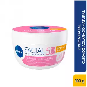CREMA NIVEA CUIDADO ACLARADO NATURAL X100ml