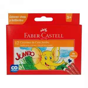 CREYON FABER CASTELL CERA JUMBO 602148
