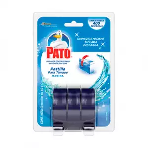 DESINFECTANTE PATO TANQUE MARINA X3u x40g