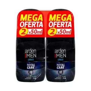 DESODORANTE ARDEN FORMEN ROLL ON ONCE TOTAL CARE X2 X50ml