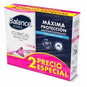 DESODORANTE BALANCE CREMA CLINICAL PROTECTION WOMEN X2 X50gramos