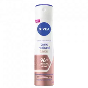 DESODORANTE NIVEA AEROSOL CLINICAL TONO NATURAL X150ml
