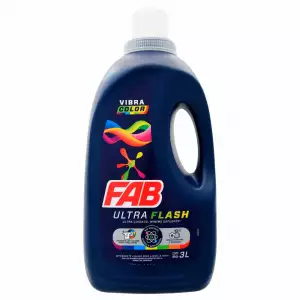 DETERGENTE LIQUIDO FAB ULTRA COLOR BOT X3000ml