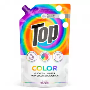 DETERGENTE LÍQUIDO TOP COLOR DOYPACK X1800ml