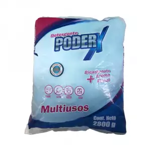 DETERGENTE POLVO PODER X FLORAL X2800g