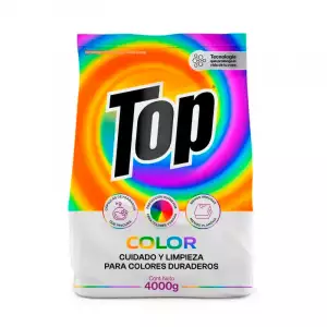 DETERGENTE POLVO TOP COLOR X4000g