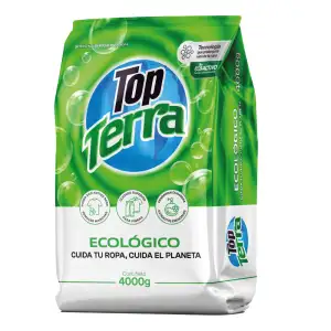 DETERGENTE POLVO TOP TERRA ECOLÓGICO X4000g