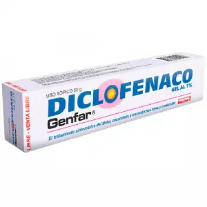 DICLOFENACO GEL 1% GENFAR X50g