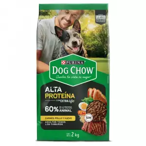 DOG CHOW ADULTOS ALTA PROTEINA X2000g