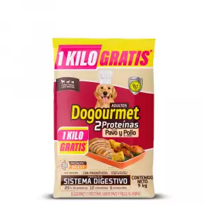 DOGOURMET ADULTO PAVO POLLO X9000g