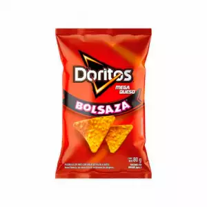 DORITOS MEGAQUESO BOLSAZAX80g