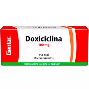 DOXICICLINA X100mg GENFAR X10 TABLETAS