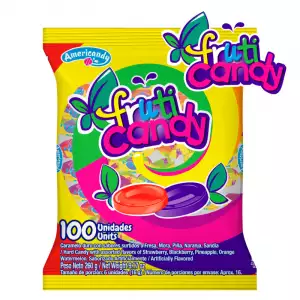 DULCES AMERICANDY FRUTY CANDY X100u X260g