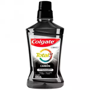 ENJUAGUE BUCAL COLGATE TOTAL 12 CARBON X500ml