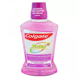 ENJUAGUE BUCAL COLGATE TOTAL 12 ENCIAS REFORZADAS X500ml
