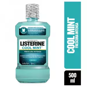 ENJUAGUE BUCAL LISTERINE COOL MINT MENTA X500ml