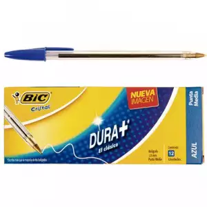 ESFERO BIC CRISTAL AZUL X12 UNIDADES