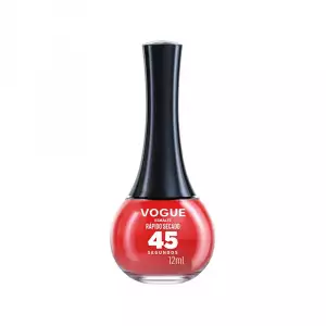 ESMALTE VOGUE RAPIDO SECADO ROJO ANTOJO X12ml
