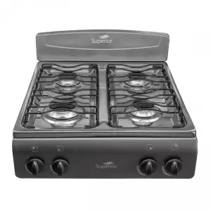 ESTUFA SUPERIOR GRIS 4 PUTOS GAS NATURAL SG7053