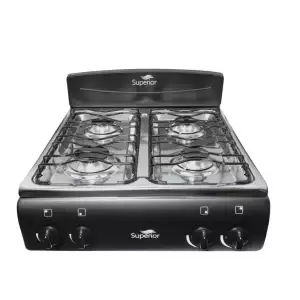 ESTUFA SUPERIOR NEGRA 4 PUESTOSS SIN GABINETE SN7053